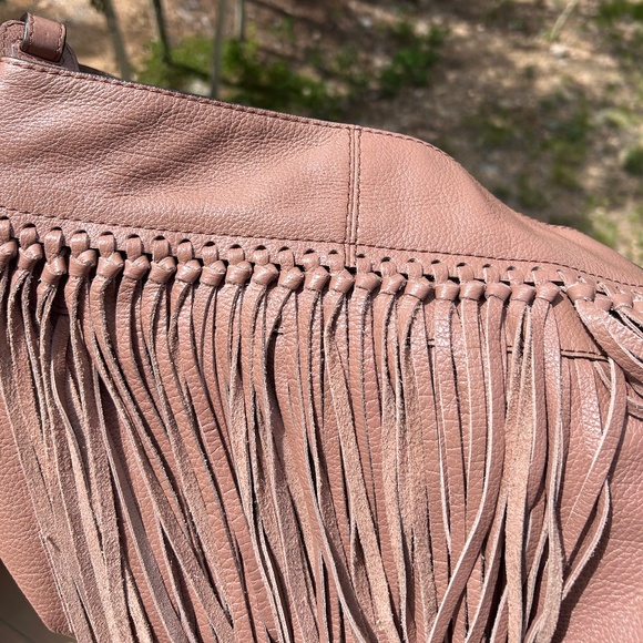 OrYANY Josie Leather Fringe Blush Adjustable Strap Handbag (1 of 2) - Picture 11 of 11